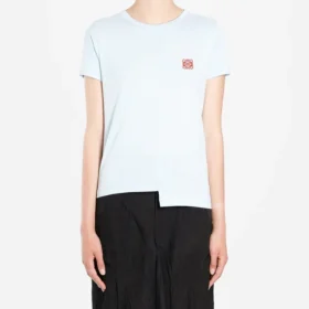 Logo-Kurzarm-Shirt Hellblau S6299062Cr