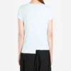Logo-Kurzarm-Shirt Hellblau S6299062Cr