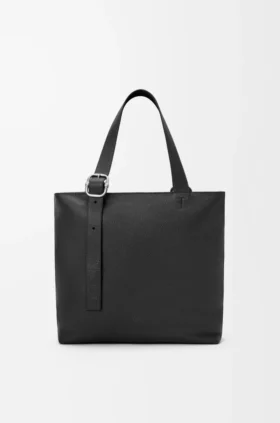„Loop Zipped Tote“ aus geschmeidigem genarbtem Kalbsleder „Loop Zipped Tote“ aus geschmeidigem genarbtem Kalbsleder