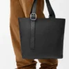 „Loop Zipped Tote“ aus geschmeidigem genarbtem Kalbsleder „Loop Zipped Tote“ aus geschmeidigem genarbtem Kalbsleder