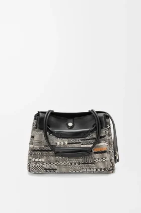 Madrid-Tasche in mittlerer Größe aus gewebtem Textil Madrid-Tasche in mittlerer Größe aus gewebtem Textil