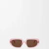 Mini-Anagram-Steps-Sonnenbrille in rechteckiger Form Mini-Anagram-Steps-Sonnenbrille in rechteckiger Form