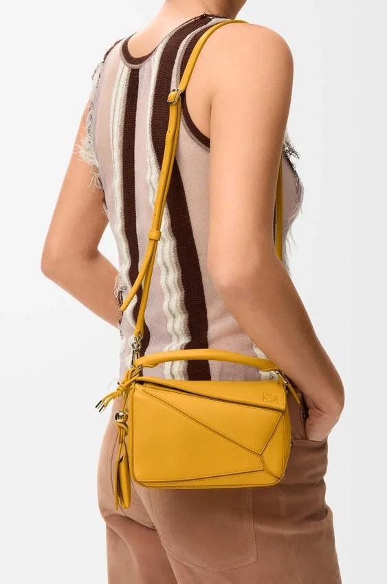 Mini Featherlight Puzzle-Tasche aus Nappa-Lammleder Mini Featherlight Puzzle-Tasche aus Nappa-Lammleder