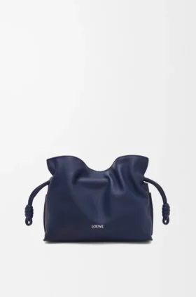 Mini-Flamenco-Clutch aus Nappa-Kalbsleder