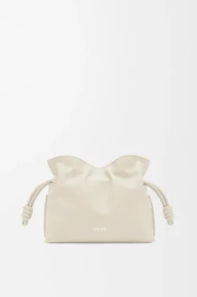 Mini-Flamenco-Clutch aus Nappa-Kalbsleder