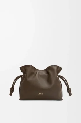 Mini-Flamenco-Clutch aus Nappa-Kalbsleder