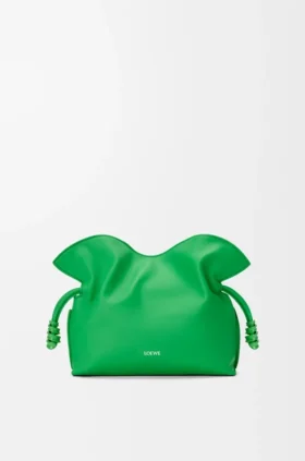 Mini-Flamenco-Clutch aus Nappa-Kalbsleder