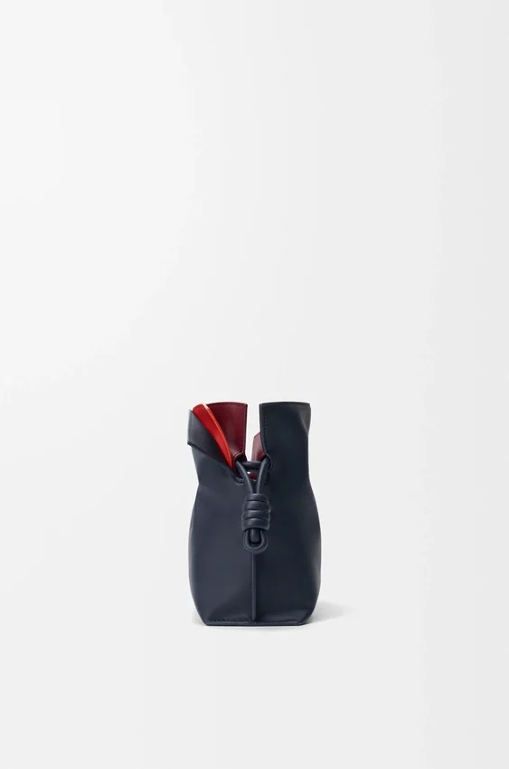 Mini-Flamenco-Clutch mit Lagenoptik aus Nappa-Kalbsleder Mini-Flamenco-Clutch mit Lagenoptik aus Nappa-Kalbsleder