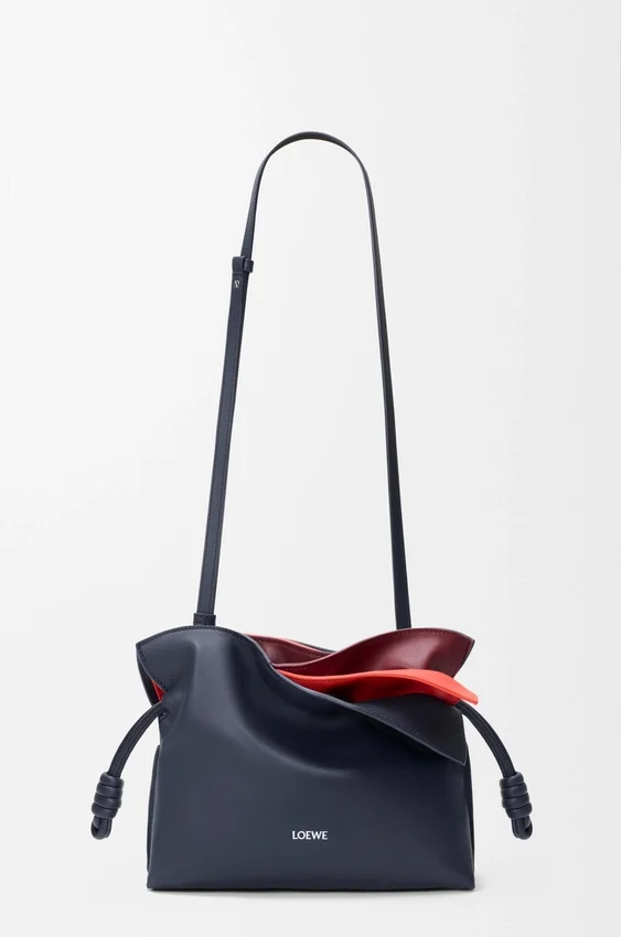 Mini-Flamenco-Clutch mit Lagenoptik aus Nappa-Kalbsleder Mini-Flamenco-Clutch mit Lagenoptik aus Nappa-Kalbsleder