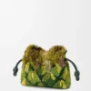 Mini-Flamenco-Clutch mit Perlenverzierung