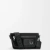 Mini Flex Messenger aus Canvas und Wildleder Mini Flex Messenger aus Canvas und Wildleder