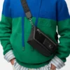 Mini Flex Messenger aus Canvas und Wildleder Mini Flex Messenger aus Canvas und Wildleder