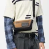 Mini Flex Messenger aus Canvas und Wildleder Mini Flex Messenger aus Canvas und Wildleder
