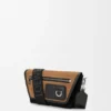 Mini Flex Messenger aus Canvas und Wildleder Mini Flex Messenger aus Canvas und Wildleder