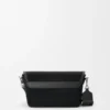 Mini Flex Messenger aus Canvas und Wildleder Mini Flex Messenger aus Canvas und Wildleder