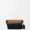 Mini Flex Messenger aus Canvas und Wildleder Mini Flex Messenger aus Canvas und Wildleder