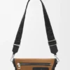 Mini Flex Messenger aus Canvas und Wildleder Mini Flex Messenger aus Canvas und Wildleder