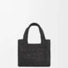 Mini-Font Tote mit loewe-Schriftzug aus Raffia Mini-Font Tote mit loewe-Schriftzug aus Raffia