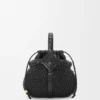 Mini-Korb-Tasche „Diamond Round“ aus Kalbsleder Mini-Korb-Tasche „Diamond Round“ aus Kalbsleder