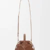 Mini-Korb-Tasche „Diamond Round“ aus Kalbsleder Mini-Korb-Tasche „Diamond Round“ aus Kalbsleder