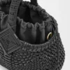 Mini-Korb-Tasche „Diamond Round“ aus Kalbsleder Mini-Korb-Tasche „Diamond Round“ aus Kalbsleder