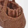 Mini-Korb-Tasche „Diamond Round“ aus Kalbsleder Mini-Korb-Tasche „Diamond Round“ aus Kalbsleder