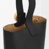 Mini-Pebble Bucket aus glattem Kalbsleder Mini-Pebble Bucket aus glattem Kalbsleder