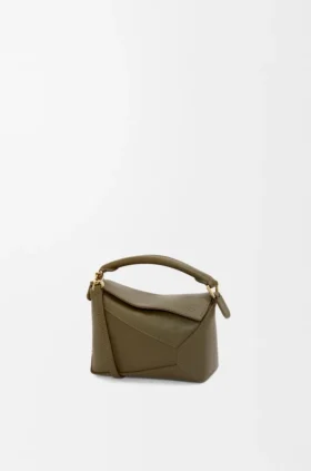 Mini Puzzle Edge-Tasche aus klassischem Kalbsleder