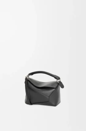 Mini Puzzle Edge-Tasche aus klassischem Kalbsleder