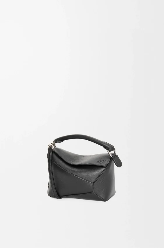 Mini Puzzle Edge-Tasche aus klassischem Kalbsleder Mini Puzzle Edge-Tasche aus klassischem Kalbsleder