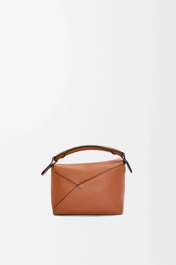 Mini Puzzle Edge-Tasche aus klassischem Kalbsleder Mini Puzzle Edge-Tasche aus klassischem Kalbsleder