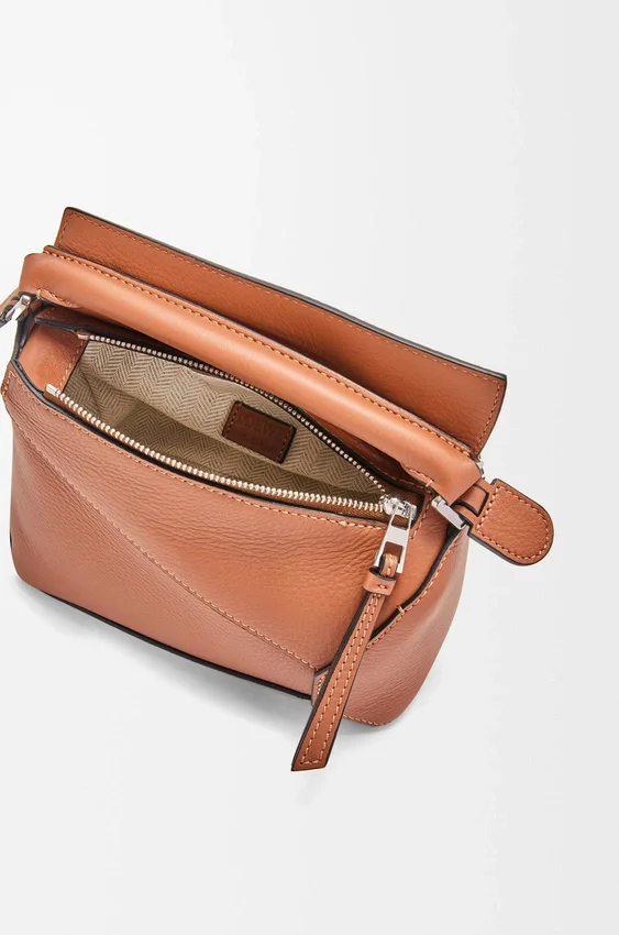 Mini Puzzle Edge-Tasche aus klassischem Kalbsleder Mini Puzzle Edge-Tasche aus klassischem Kalbsleder