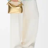 Mini Puzzle Edge-Tasche aus laminiertem Lammleder Mini Puzzle Edge-Tasche aus laminiertem Lammleder