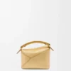 Mini Puzzle Edge-Tasche aus laminiertem Lammleder Mini Puzzle Edge-Tasche aus laminiertem Lammleder