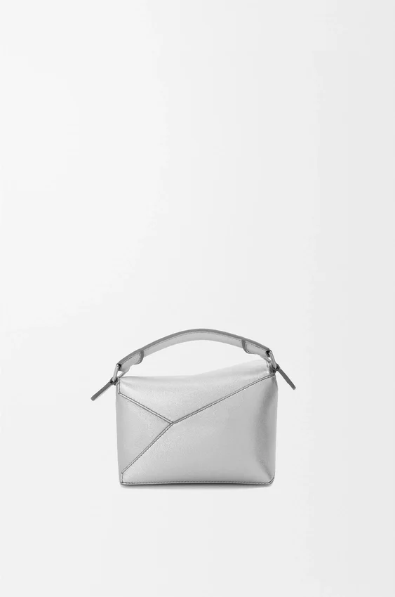Mini Puzzle Edge-Tasche aus laminiertem Lammleder Mini Puzzle Edge-Tasche aus laminiertem Lammleder