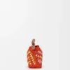 Mini Puzzle Edge Tasche aus Raffia und Kalbsleder Mini Puzzle Edge Tasche aus Raffia und Kalbsleder