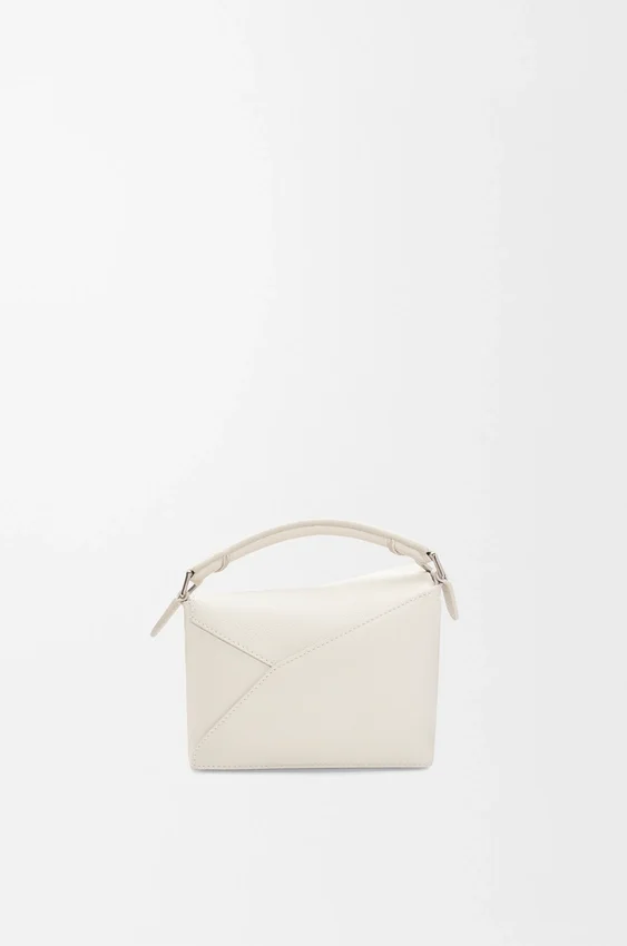 Mini Puzzle Edge Tasche aus weichem, genarbtem Kalbsleder Mini Puzzle Edge Tasche aus weichem, genarbtem Kalbsleder