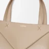 Mini Puzzle Fold Tote aus glänzendem Kalbsleder Mini Puzzle Fold Tote aus glänzendem Kalbsleder