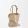 Mini Puzzle Fold Tote aus glänzendem Kalbsleder Mini Puzzle Fold Tote aus glänzendem Kalbsleder