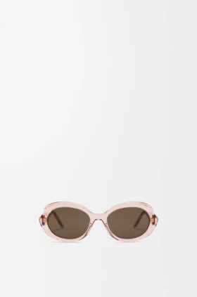 Mini-Sonnenbrille in ovaler, schmaler Form