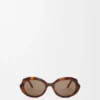Mini-Sonnenbrille in ovaler, schmaler Form Mini-Sonnenbrille in ovaler, schmaler Form