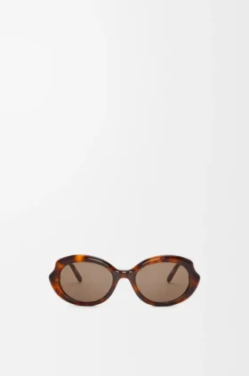 Mini-Sonnenbrille in ovaler, schmaler Form