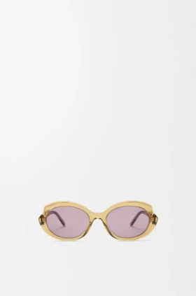 Mini-Sonnenbrille in ovaler, schmaler Form