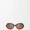 Mini-Sonnenbrille in ovaler, schmaler Form Mini-Sonnenbrille in ovaler, schmaler Form