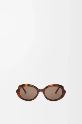 Mini-Sonnenbrille in ovaler, schmaler Form