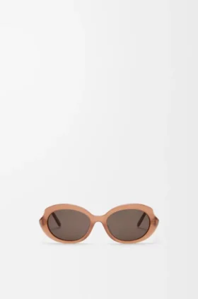 Mini-Sonnenbrille in ovaler, schmaler Form