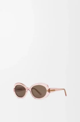 Mini-Sonnenbrille in ovaler, schmaler Form