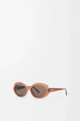 Mini-Sonnenbrille in ovaler, schmaler Form