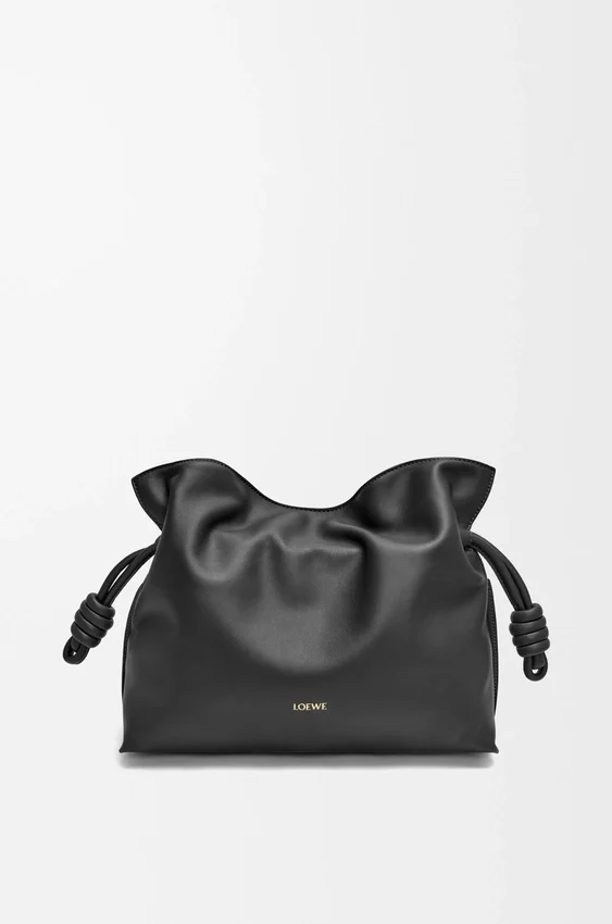 Mittlere Flamenco-Clutch aus Nappa-Kalbsleder Mittlere Flamenco-Clutch aus Nappa-Kalbsleder