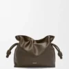 Mittlere Flamenco-Clutch aus Nappa-Kalbsleder Mittlere Flamenco-Clutch aus Nappa-Kalbsleder